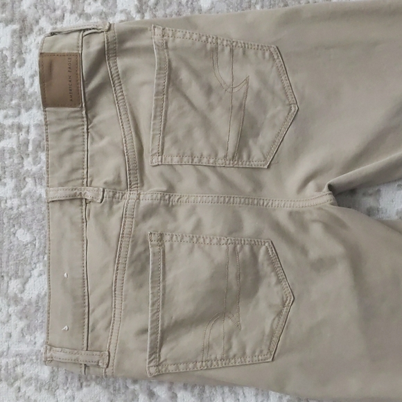 American Eagle Hi-Rise Jegging Super Stretch Jeans 0 Brown Tan - Picture 13 of 15